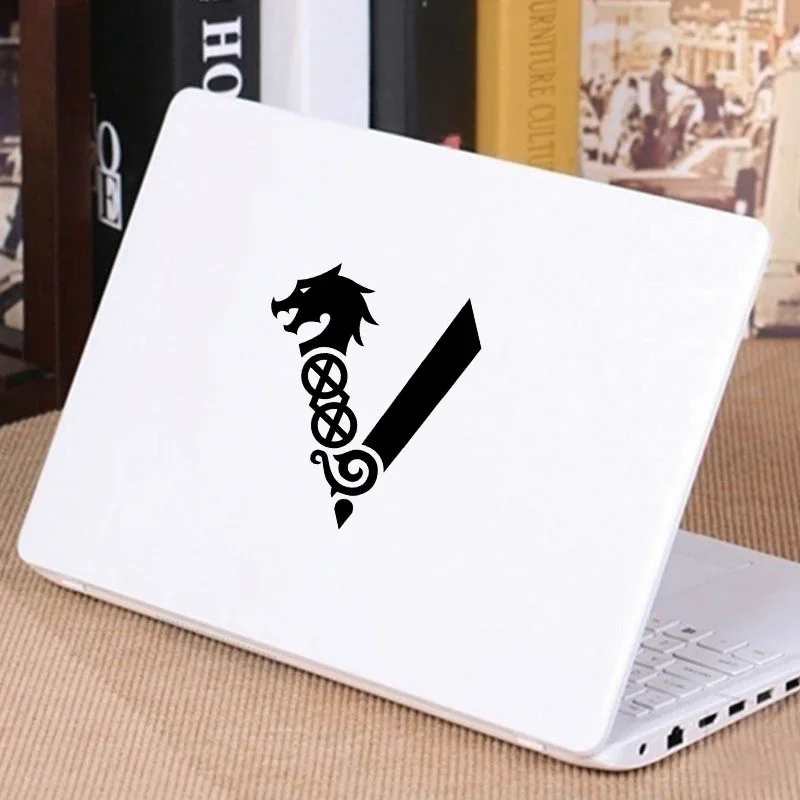 Autocollant en vinyle symboles Viking, décor de fenêtre de voiture, décalcomanies de Runes Valhalla pour ordinateur portable, mythologie celtique nordique végétarien