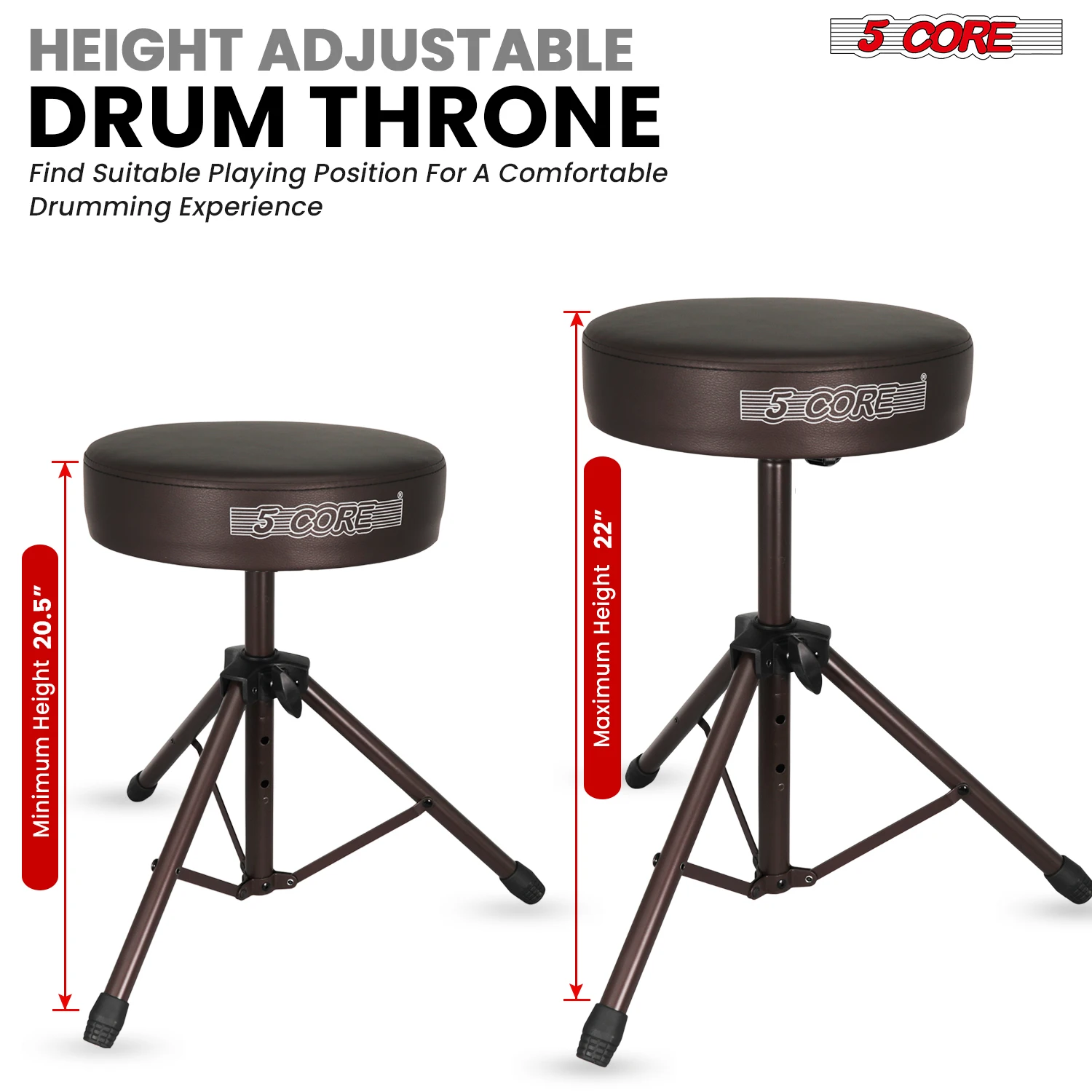 5 Core Drum Throne 3