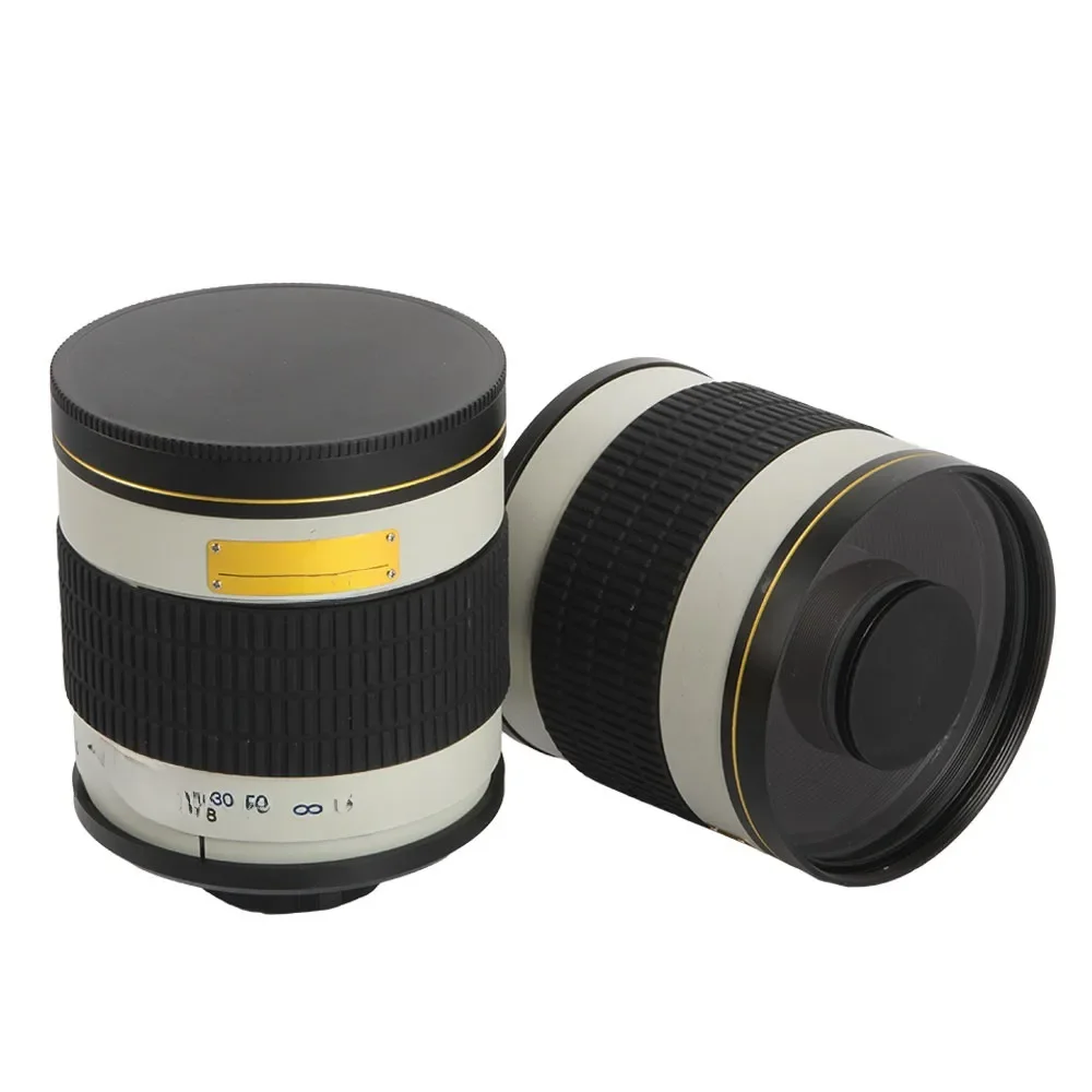 500mm F/6.3 Ręczny teleobiektyw lustrzany + pierścień adaptera mocowania T2 do lustrzanek cyfrowych Canon Nikon Pentax Olympus Sony A6500 A7RII GH5 — zdjęcie 2