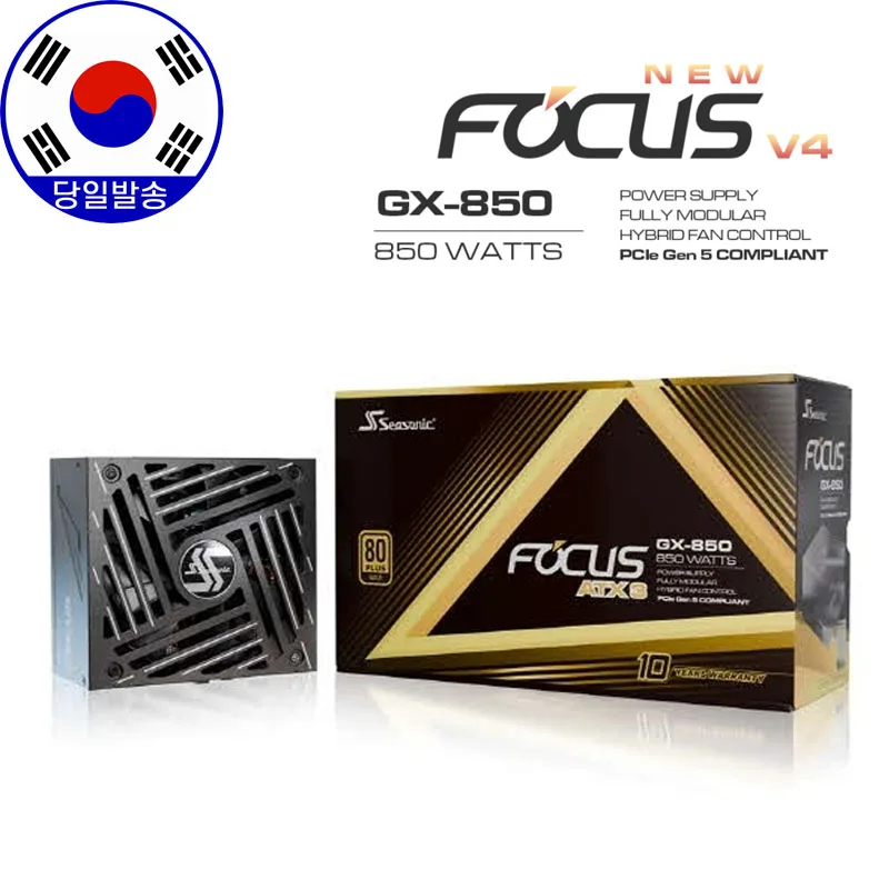 سيسونيك نيو فوكس V4 Gx-850 ذهبي وحدات كاملة Atx3.1