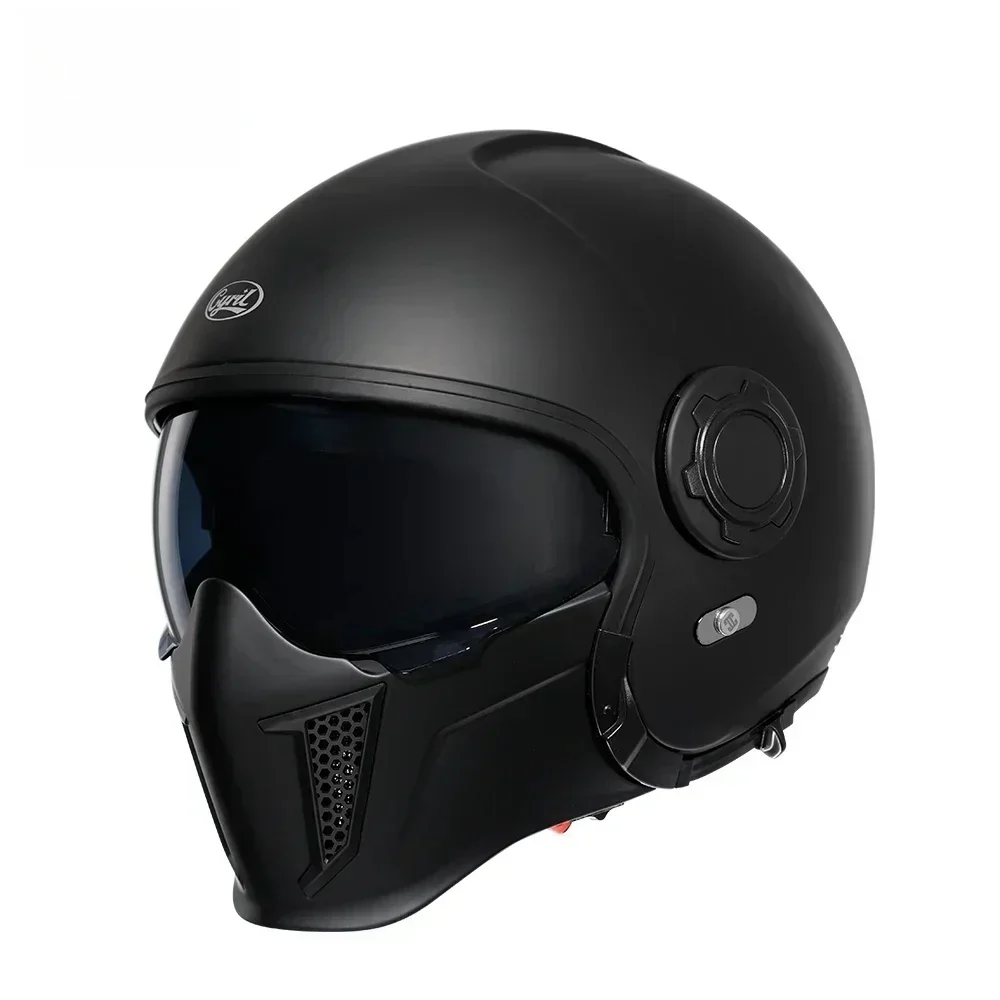Modulaire Motorhelm Volledig Gezicht Open Helm Herenhelmen DOT ECE GOEDGEKEURD CYRIL OP12A Capacete De Moto Masculino - afbeelding 2