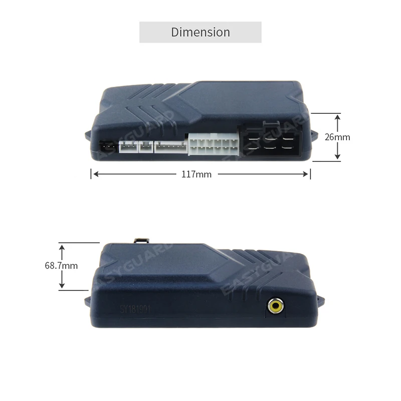 Picture 4: EASYGUARD 2 Way car alarm with LCD display remote EC200-K9 remote engine start shock sensor warning