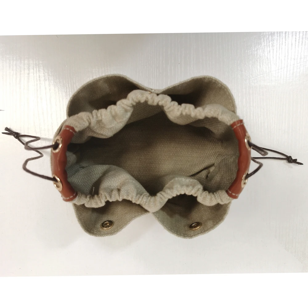Hollow bag organizer insert For women bag woven canvas storage bag support storage inner modification bag accessories