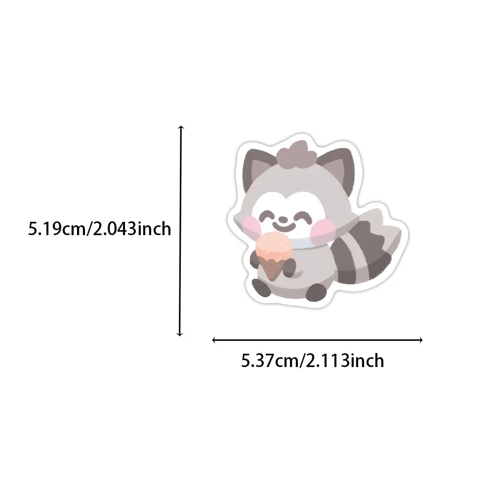 Autocollant Graffiti Animal Version Q, 50 pièces, décoration de guitare, moto, coque de téléphone, autocollant étanche pour ordinateur portable, jouet, DIY bricolage