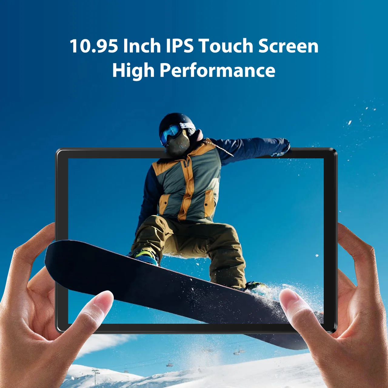 Tablet Android 14 da 11 pollici Octa-Core 14 GB + 64 GB 1 TB Espandi batteria da 6800 mAh con custodia protettiva Stilo Tastiera Mouse Cuffie