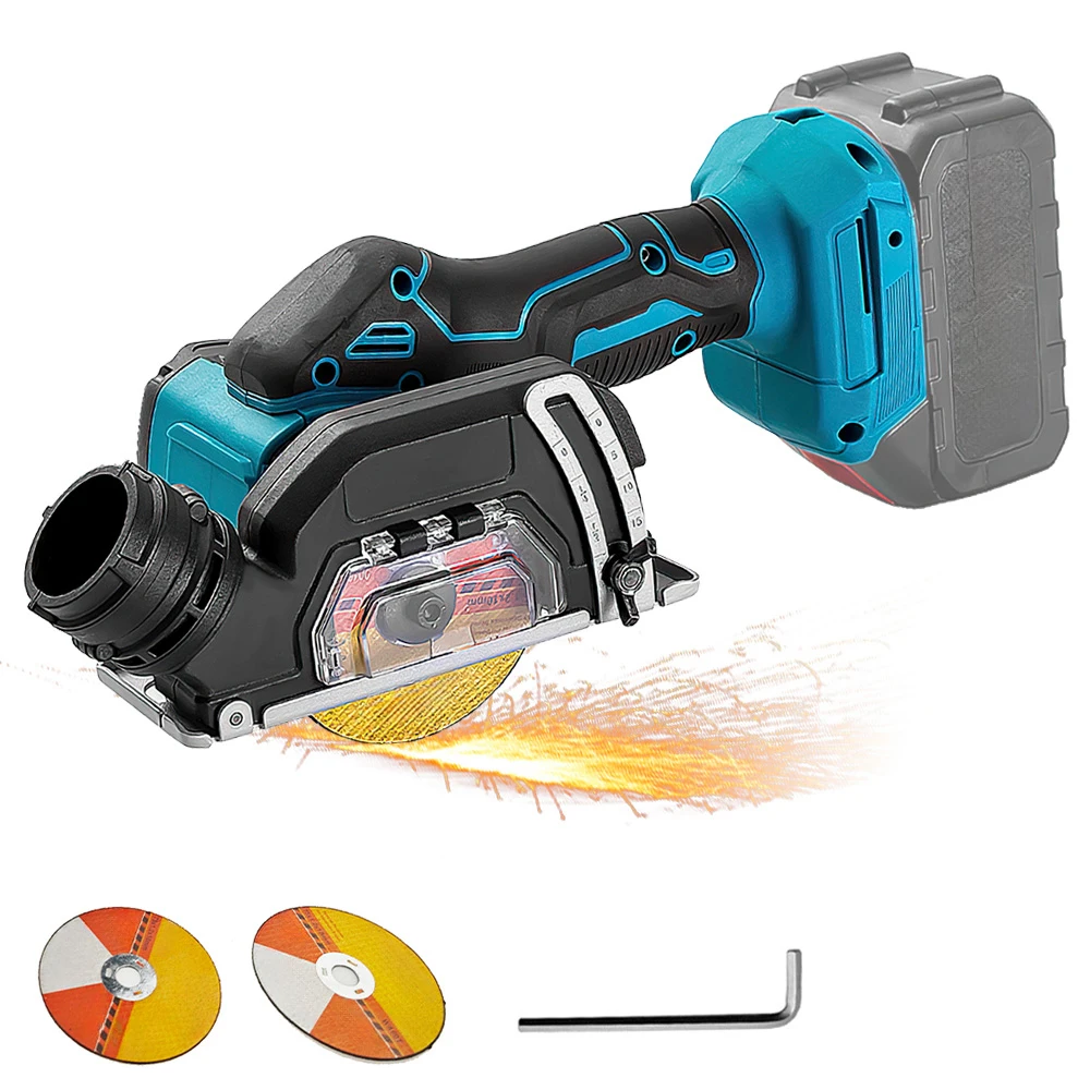 19500RPM wireless electric small cut machine compact 78MM 3inch Mini angle grinder for Makita battery