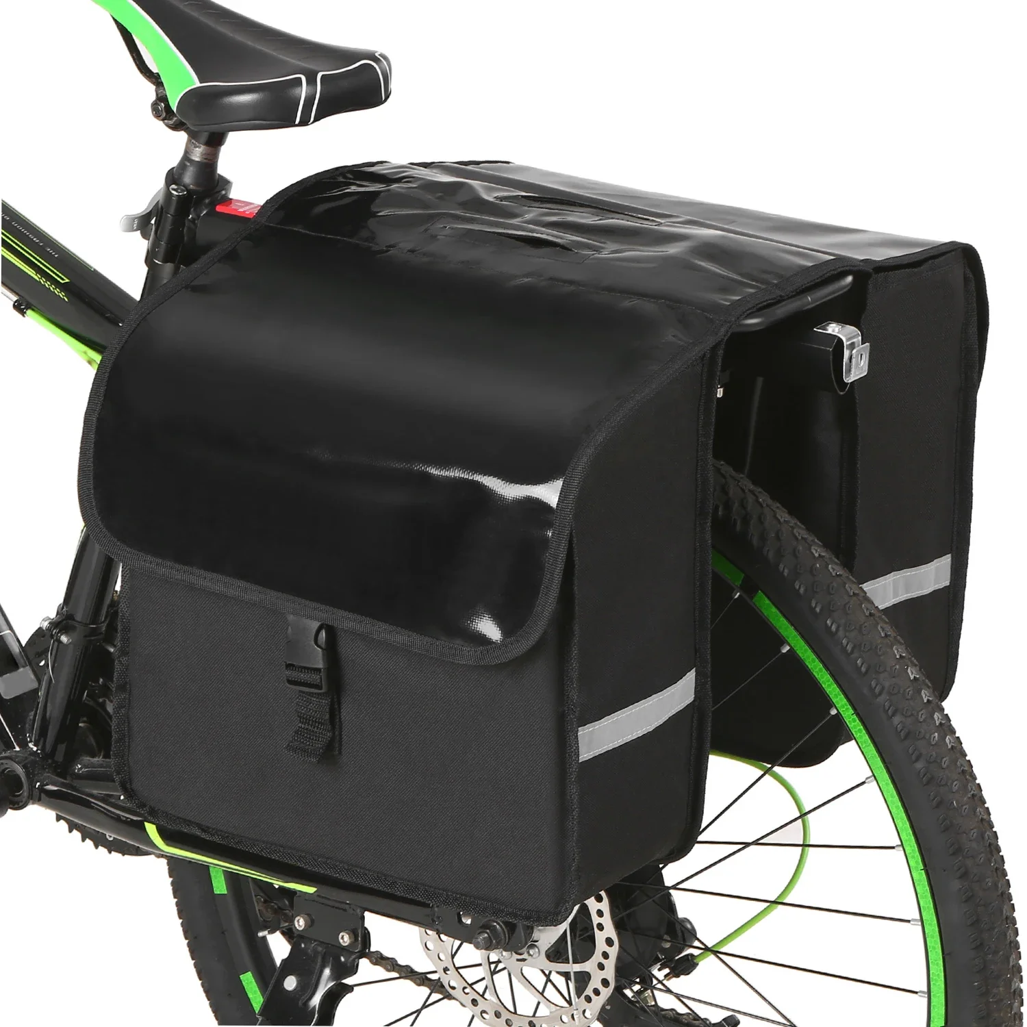 AliExpress 28L Bike Trunk Bag Water Resistant Bicycle Rear Seat Carrier Bag Rack Trunk Bags Bike Pannier