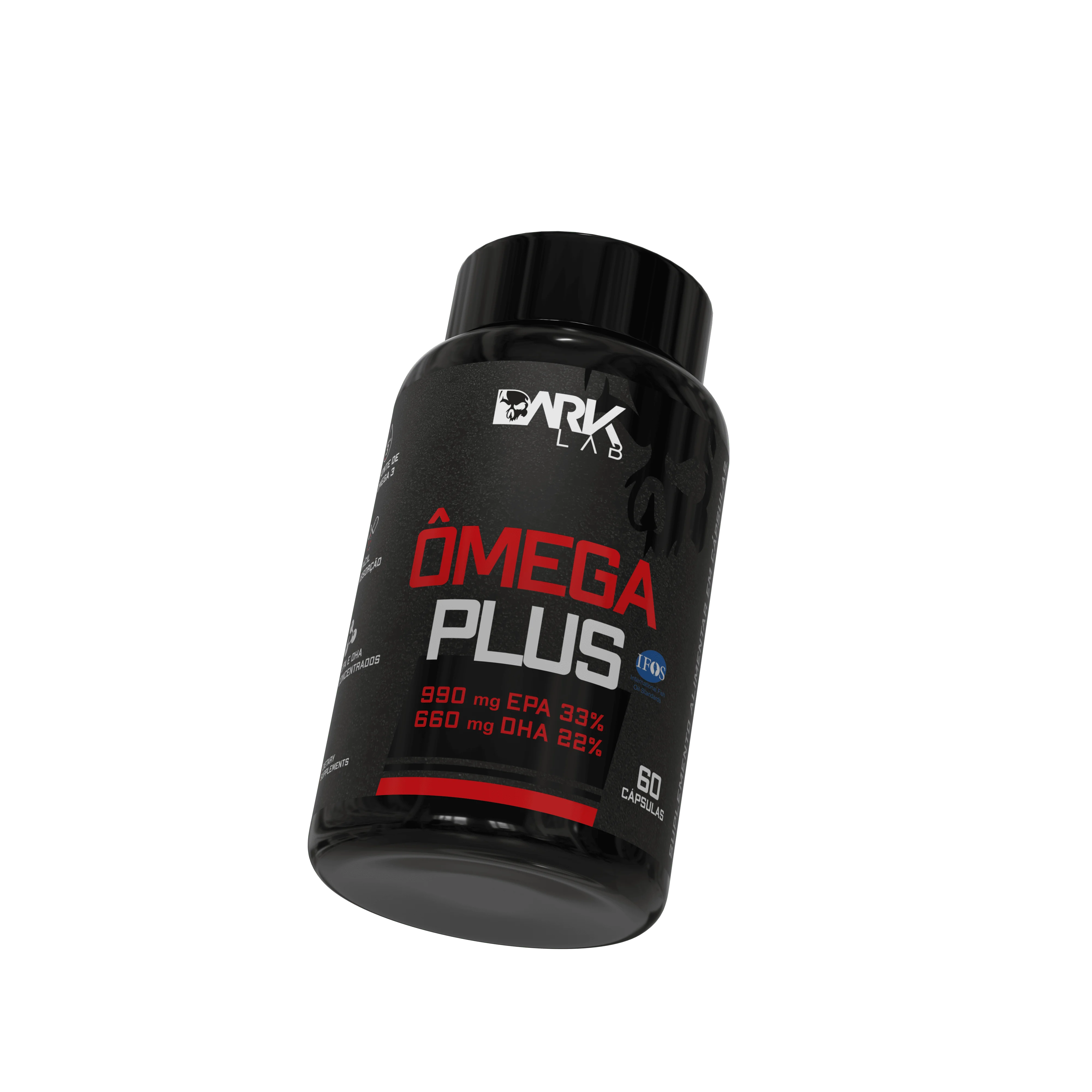 أوميجا 3 EPA DHA 60 كبسولة - مختبر داكن #3