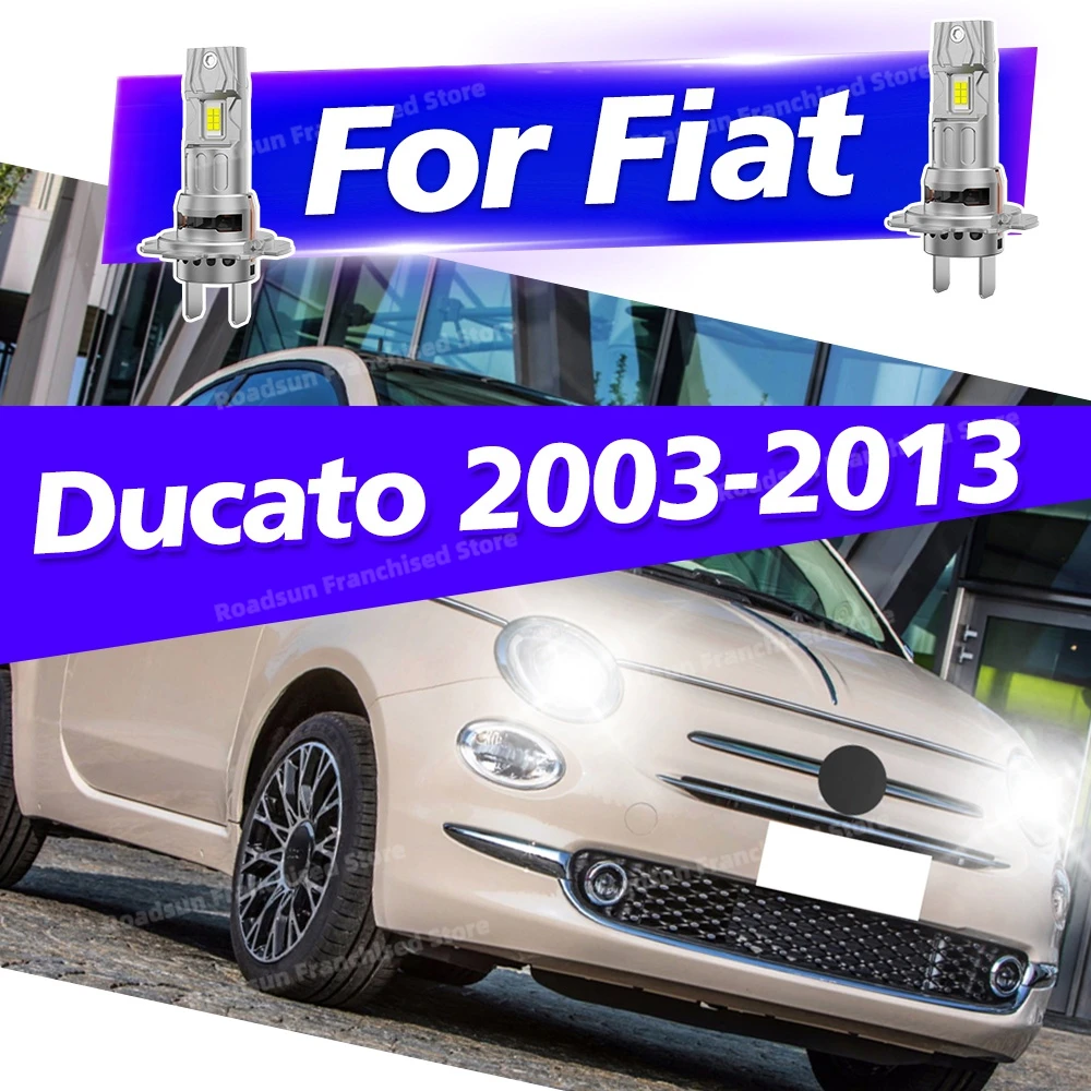 

2x 6000K H7 Car LED Headlight Bright White Bulbs For Fiat Ducato 2003-2013 2004 2005 2006 2007 2008 2009 2010 2011 2012