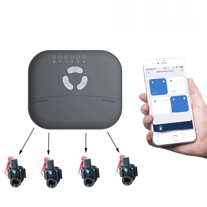 Wifi Slimme Irrigatiecontroller Tuinsprinklercontroller Timing Controle Van Het Besproeien Van Bloemen 8-Way Waterklep Controller Controller - afbeelding 2