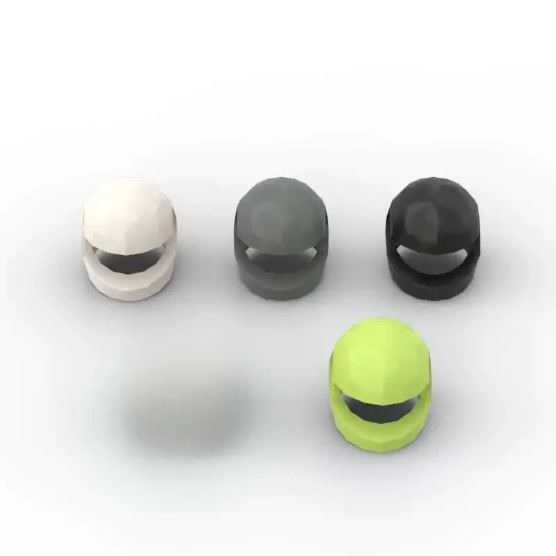 MOC-décennie s de construction de casque de moto pour enfants, équipement de sauna, briques à assembler, jouet de puzzle pour parents, cadeaux d'anniversaire, 2446, 30124, 88415, 10 pièces