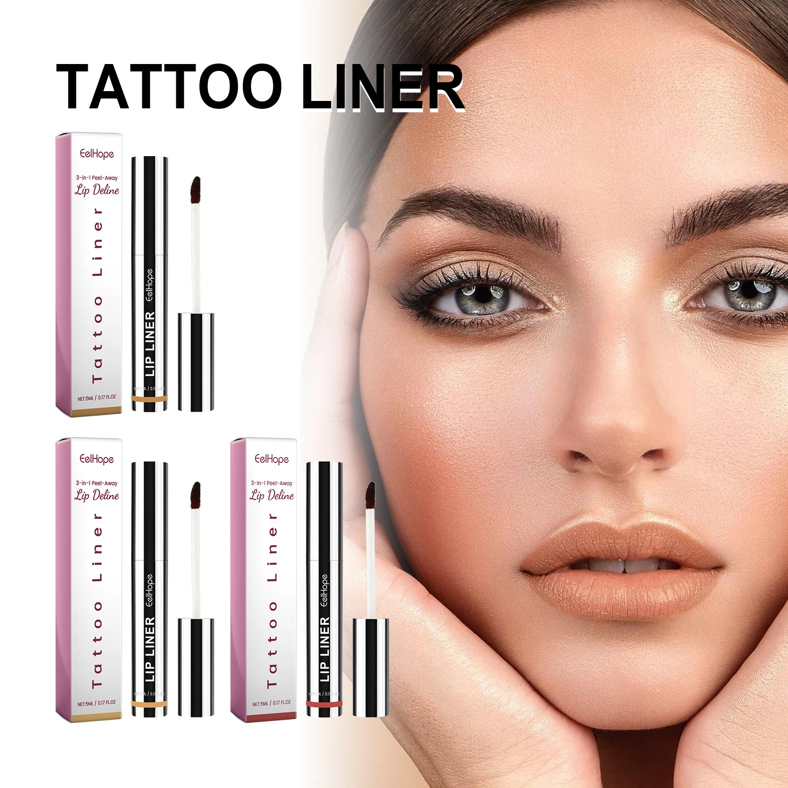 EELHOPE Make-Up Lip Liner Blijvende Kleur Waterdicht Transpiratie Fleuren Lip Tone Voedende Plumping Peeling Off Tattoo Lip Liner