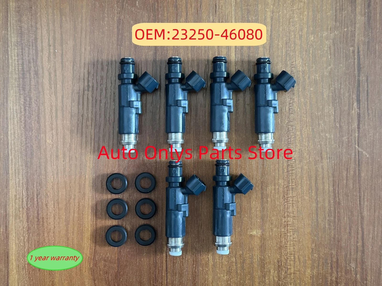 6pc 23250-46080 Fuel Injectors Nozzle For Toyota Land Cruiser Lexus LX470 GX470 JZX105 1JZ-GE 23209-46080 2325046080 2320946080