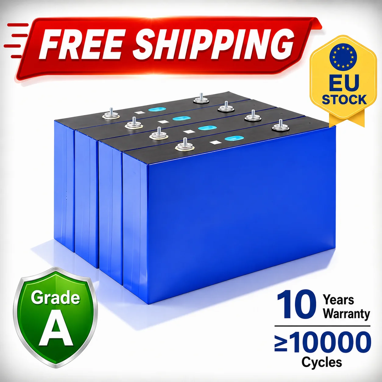 72V 60Ah Lifepo4 Battery Pack - EU-Lagerbestand EVE 628Ah MB56 10000 Zyklen