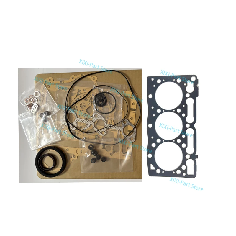D1105 For Kubota Full Gasket Kit Set Engine Piston Ring Cylinder Head Gasket Overhaul Rebuild Kit 78*2HK+1.5+4