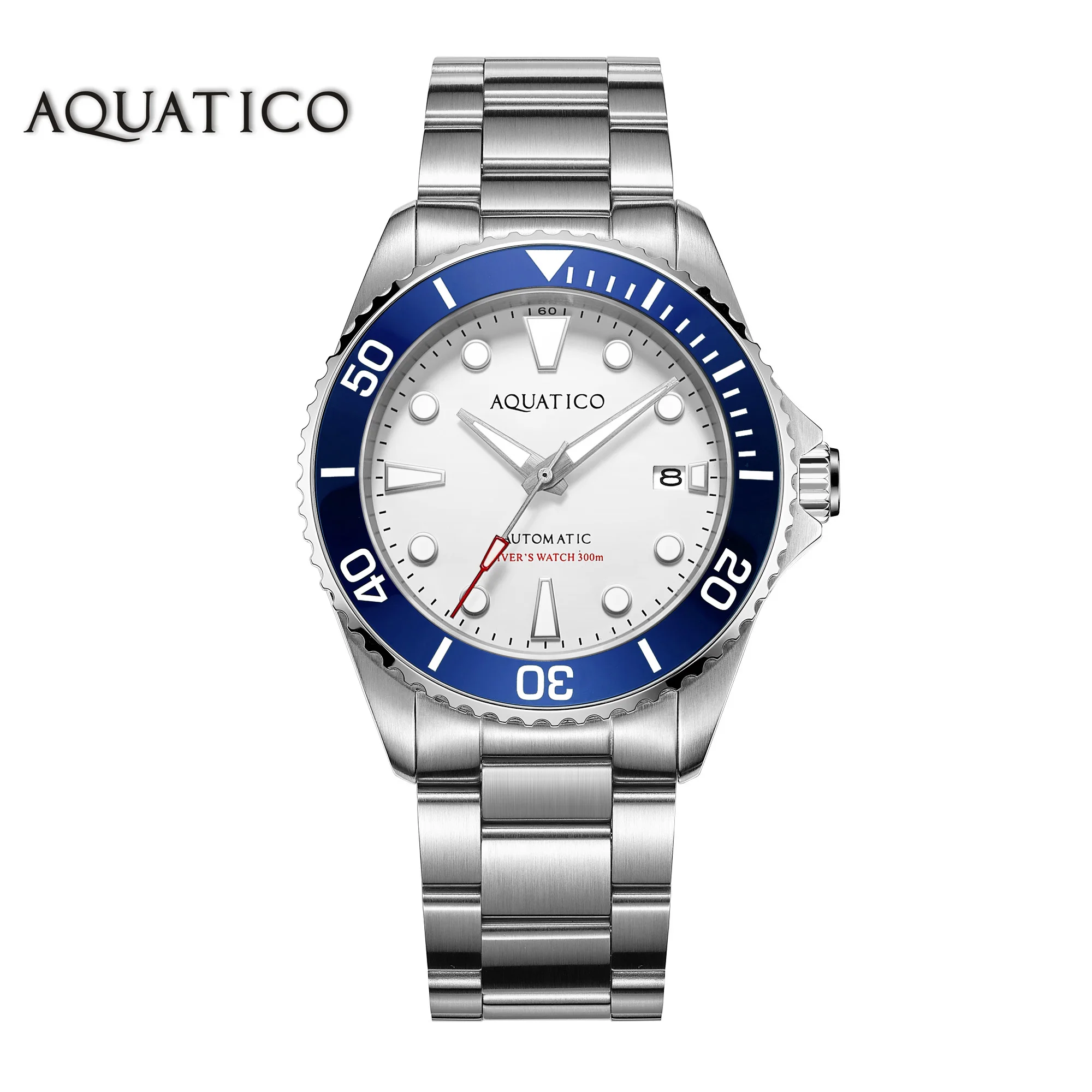 

Ocean Star Divers Watch White Dial Blue Bezel (NH35)