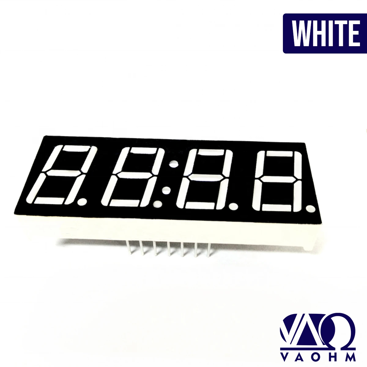 Imagem -03 - Sete Segmentos Led Display Tube Cátodo Comum Quatro Dígitos Vermelho Azul Verde Branco 2841ah 2841ab 2841ag 2841aw 028 10 Pcs