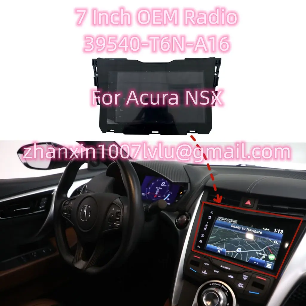 

Brand New Original 7 Inch Radio 39540-T6N-A16 For Acura NSX 2017-2022 Car CD Audio Multimedia PlayerNavigation