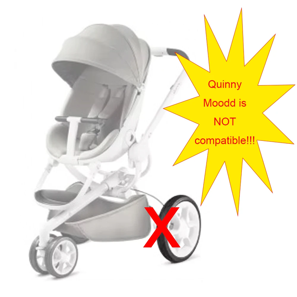 Stroller Tire For Quinny Buzz Xtra (NOT Quinny Moodd) Rear Wheel Custom PU Trye Cover With Tread Tubeless Baby Buggy Accessories
