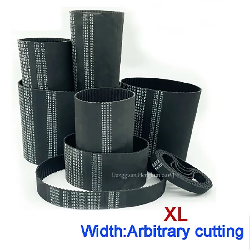 XL Timing Belt Spacing 5.08mm Width 10mm x 162XL-170XL 180XL 190XL 200XL-260XL Closed-loop Rubber Synchronous Belts For Pulleys