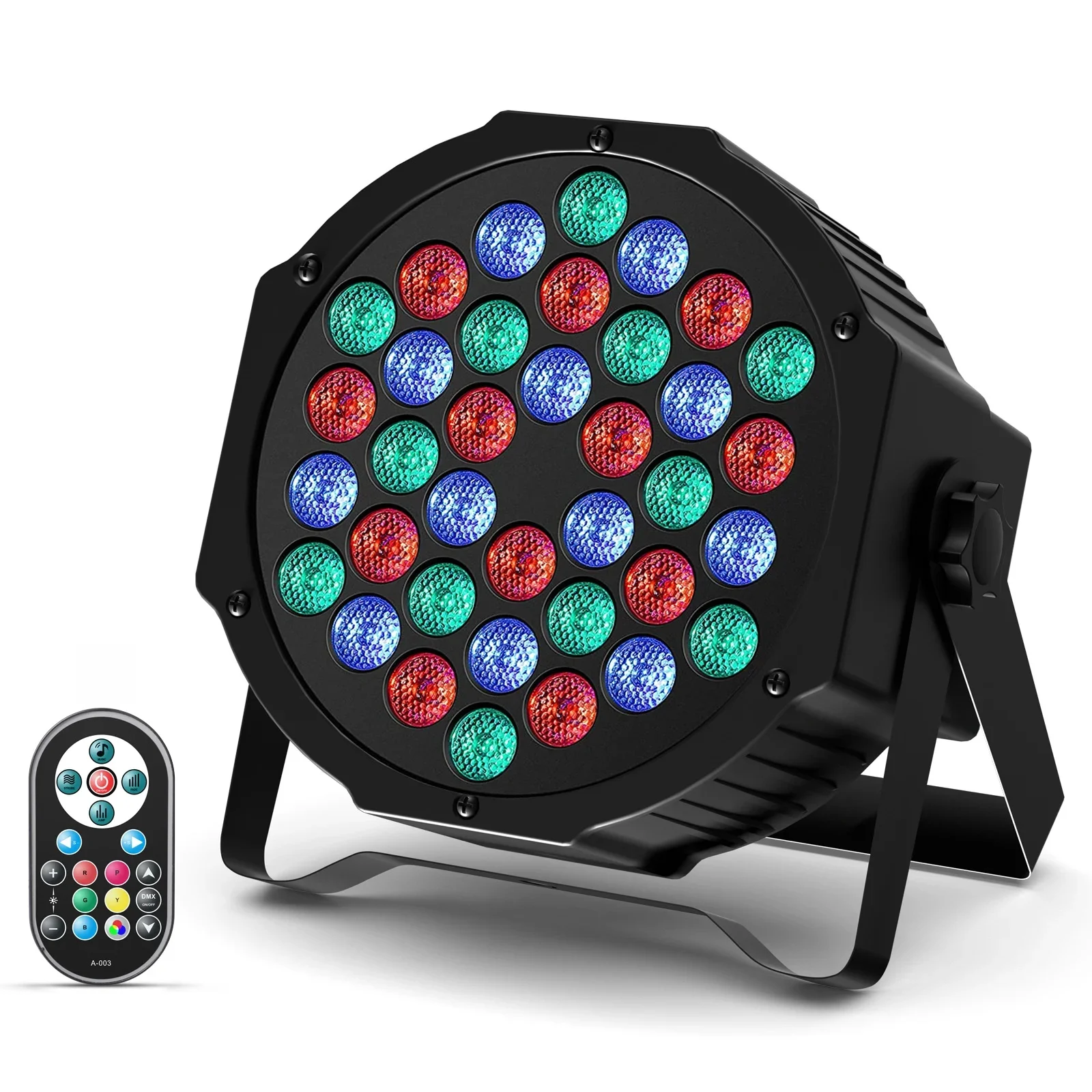 U'king 4pcs/8pcs 36led par lights rgb led dj bühnen licht mit fernbedienung dmx512 sound aktiviert für party bühnen effekt licht