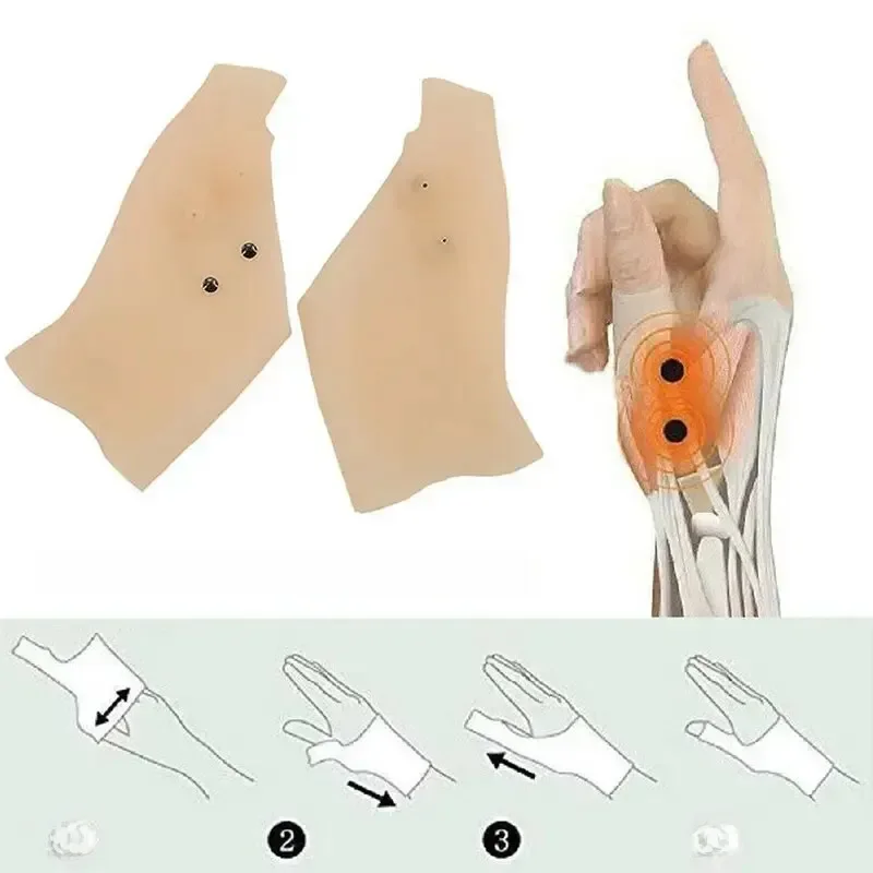 Luva de mão terapia magnética para artrite alívio da dor, acalma e rigidez, melhora a circulação e