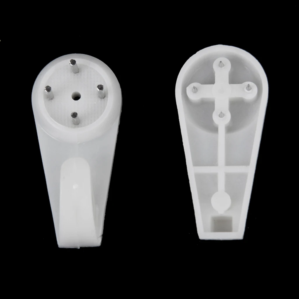 60 قطعة من إطار الصورة البلاستيكي، إطار طلاء الأظافر، ساعة مرآة، تعليق على الحائط، خطاف أظافر للحوائط الصلب والطوب الخرساني #4