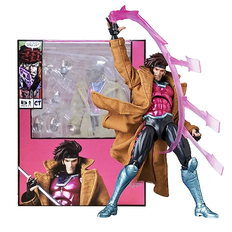 CT Toys X-Men Gambit Actionfigur 17 cm bewegliche PVC-Kollektion COMIC Ver. Mafex 131 X Men Remy Etienne LeBeau Figur Modellspielzeug