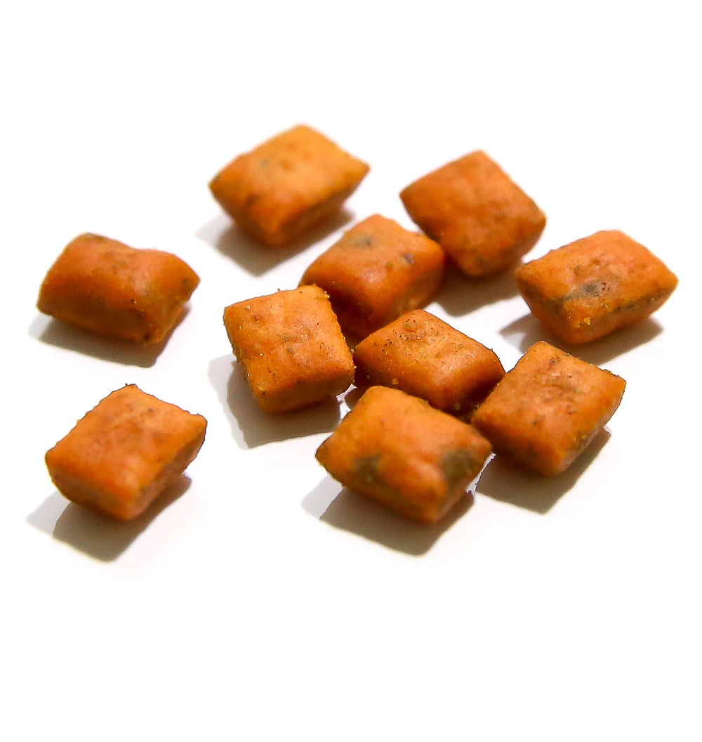 طاولة بالوجبات الخفيفة القط والحبوب ، وجبة بسكويت خفيفة ، 60 x 10ea  جم