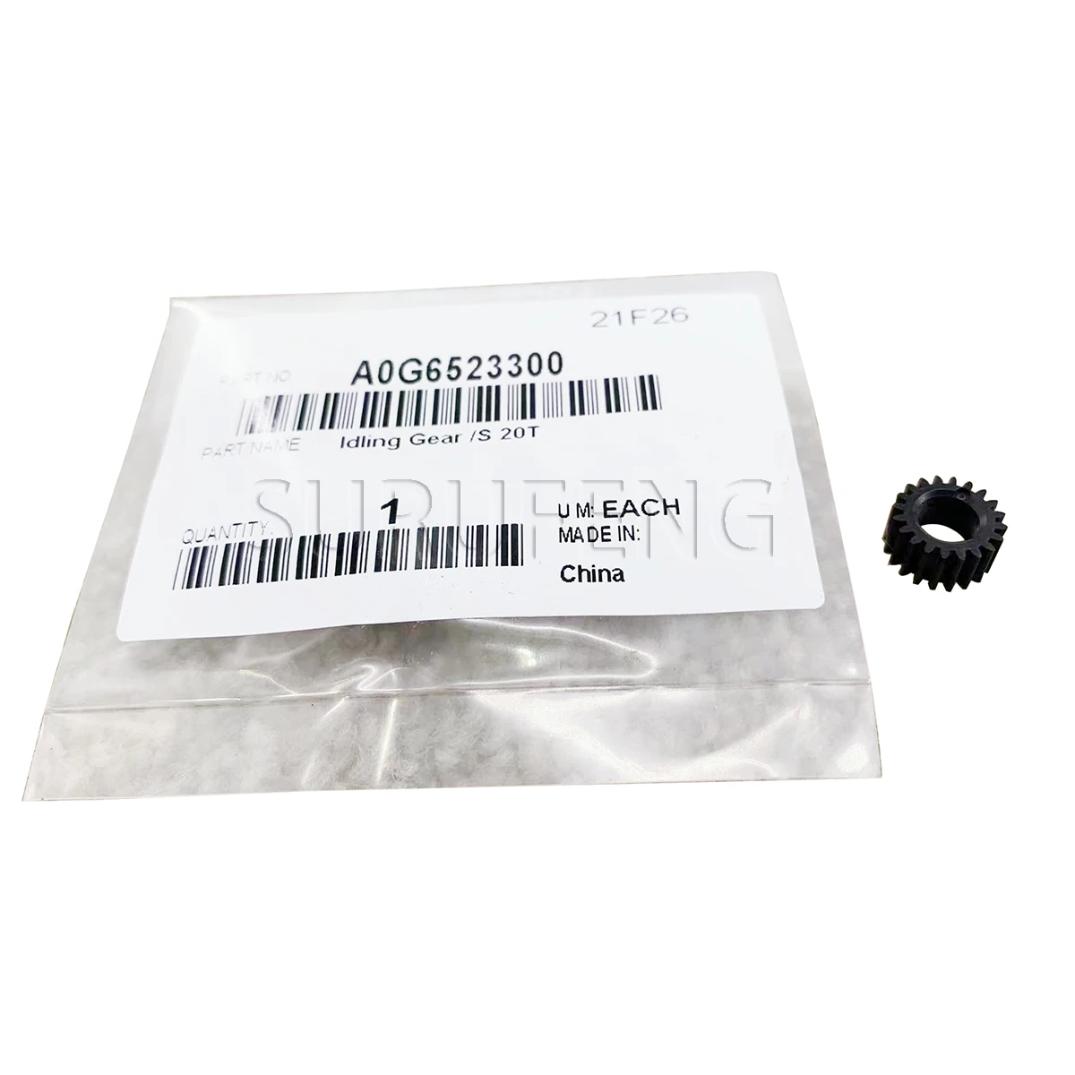 A0G6523300 engrenage de ralenti/S 20T pour Konica Minolta 1200 1051 951 1250 1052 1100 6120 6136