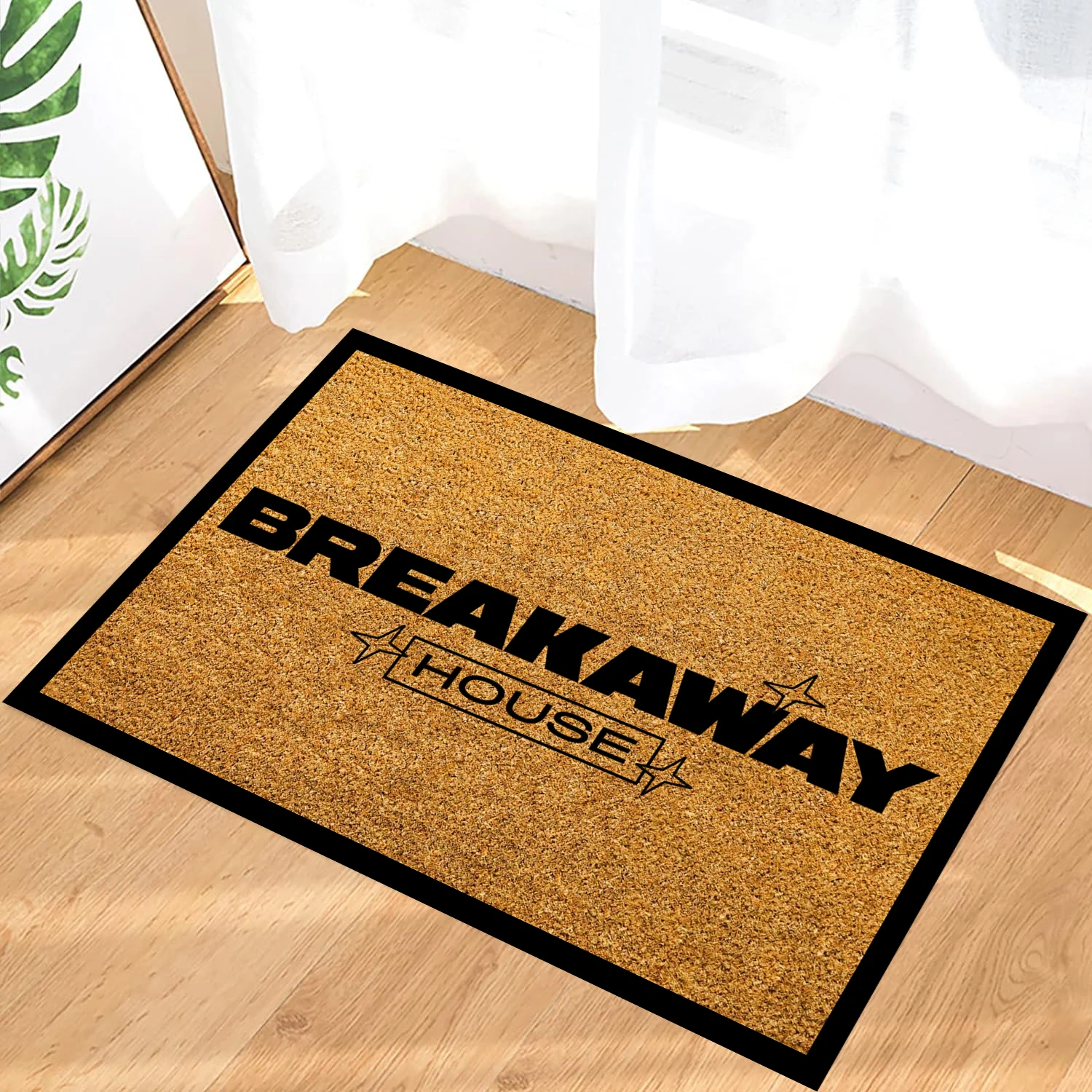 Outdoor Door Mat Breakaway House Floor Mat Welcome Doormats Entrance Rubber Rugs Indoor Washable Indoor Home Decorative