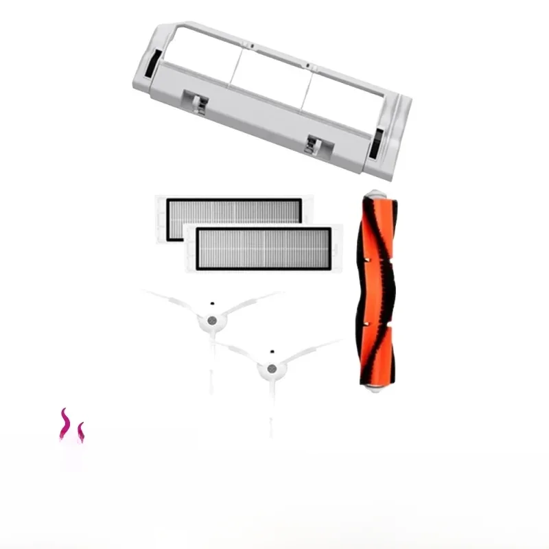 Pour aspirateur Robot Xiaomi Mi 1ère génération/2/1S, SDJQR01RR SDJQR02RR SDJQR03RR Roborock E4 E5 S4 Max, filtre à brosse latérale principale