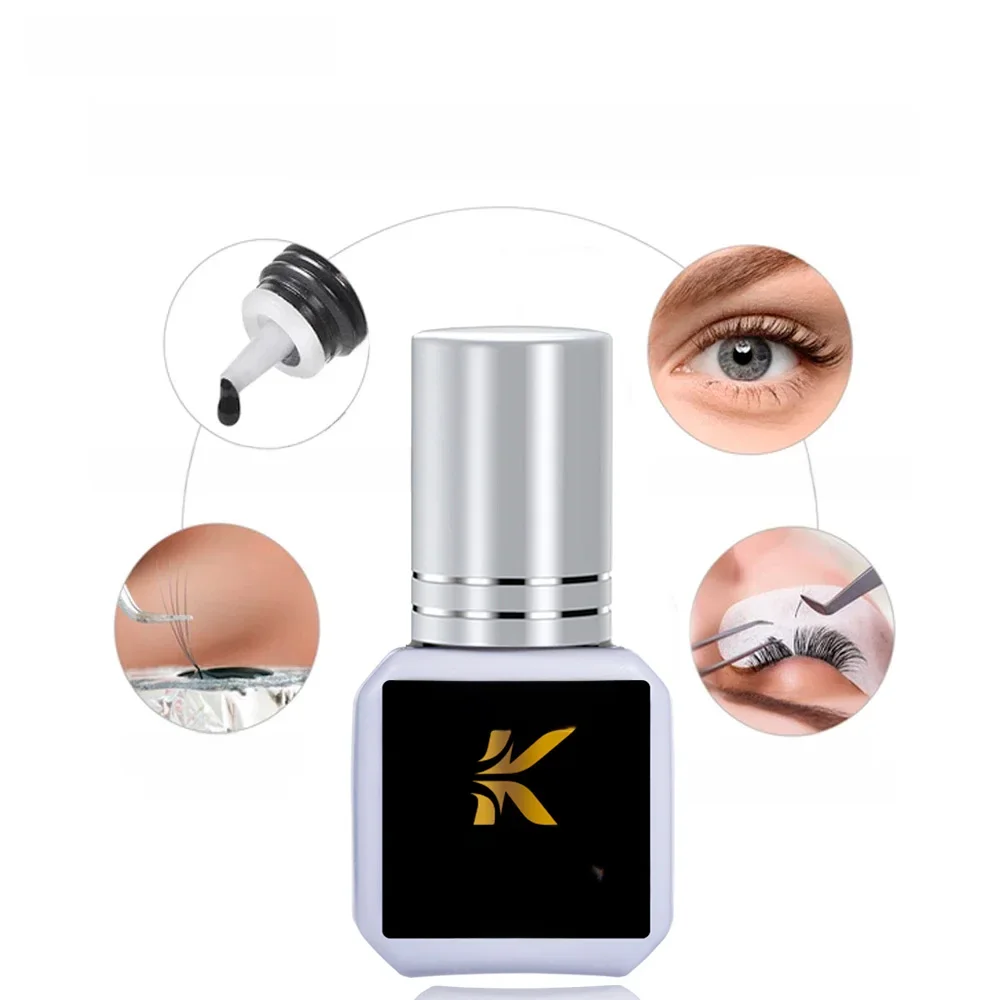 KODIES GEL Super mocny klej do rzęs 5g Profesjonalny wodoodporny klej do rzęs do przedłużania sztucznych rzęs Beauty — zdjęcie 2
