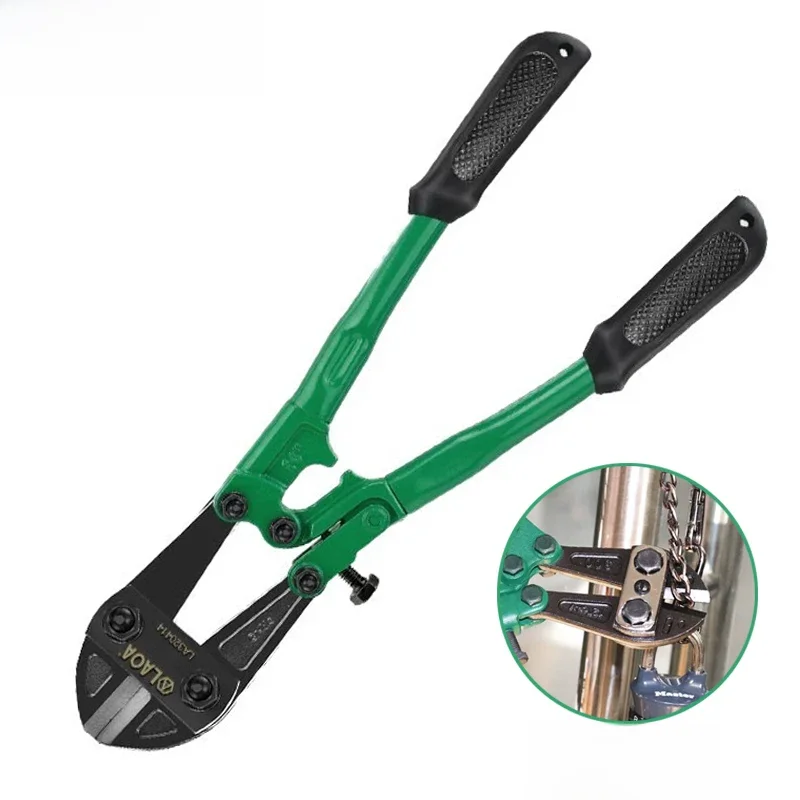 LAOA Bolt Cutter Heavy Duty Rebar Cutting Pliers CR-MO Thicken Wire Cutter for Lock Chain Cutting