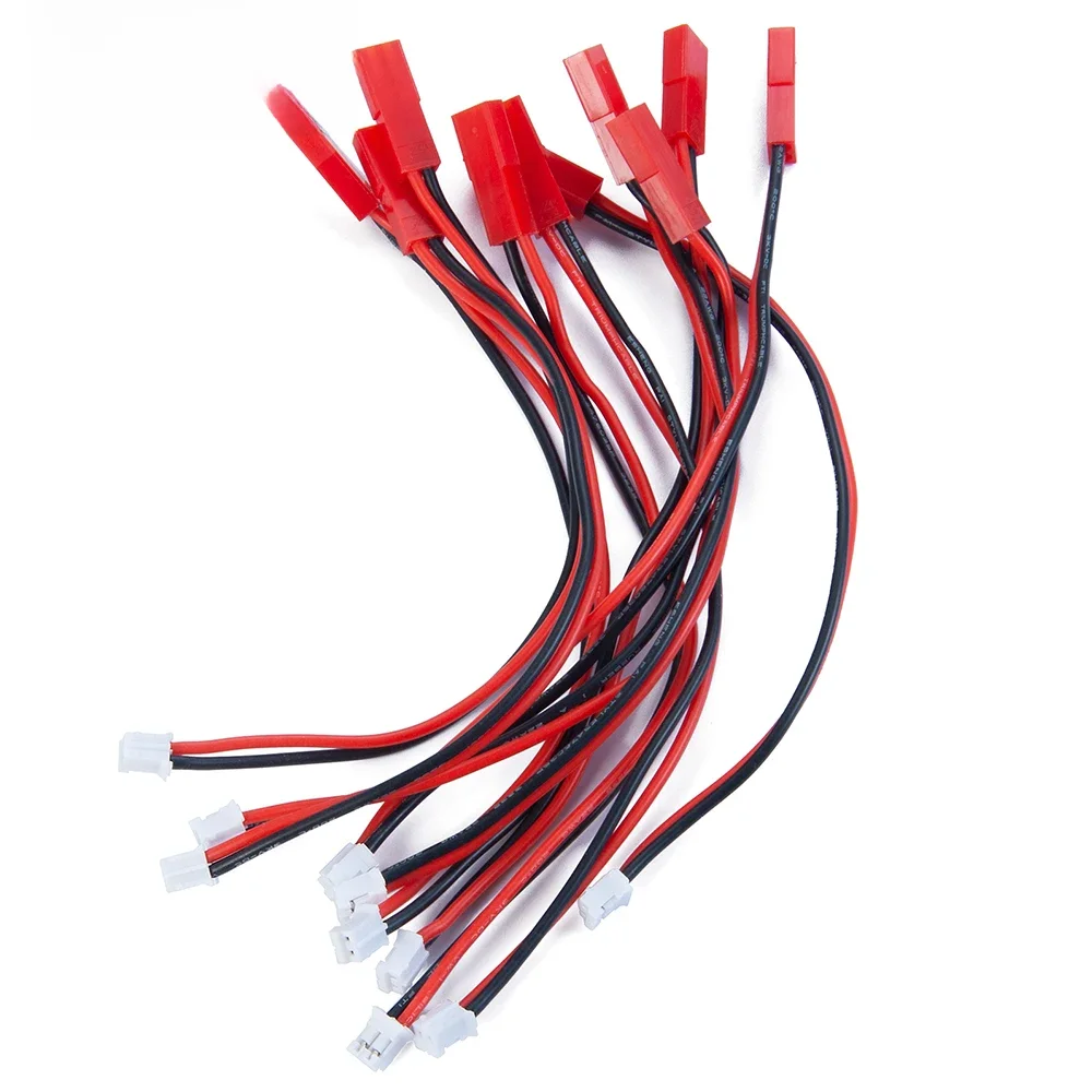 AXSPEED 6Pcs JST Weibliche PH 2,0-2P Männlichen Micro Lipo Batterie Adapter Kabel Linien für Axial SCX24 1/24 RC Auto Lkw Zubehör