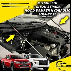 Pickup Hood Lifter Bonnet Shock Up Lift Gas Struts Fits 2019-2023 Mitsubishi Triton L200