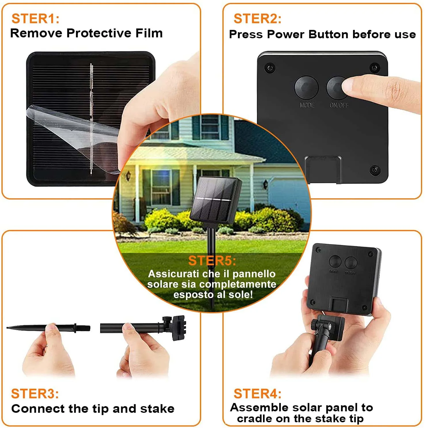 Luzes solares da corda 20-200 led globo de cristal luzes solares ao ar livre ip65 à prova dip65 água com 8 modos jardim árvore festa de natal decoração