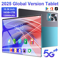 2025 5G Brand New Pad5 10.36 inch Android Tablet 13.0 12000mAh 16GB RAM 1TB ROM Wifi 10 Core Tablet PC Network Global
