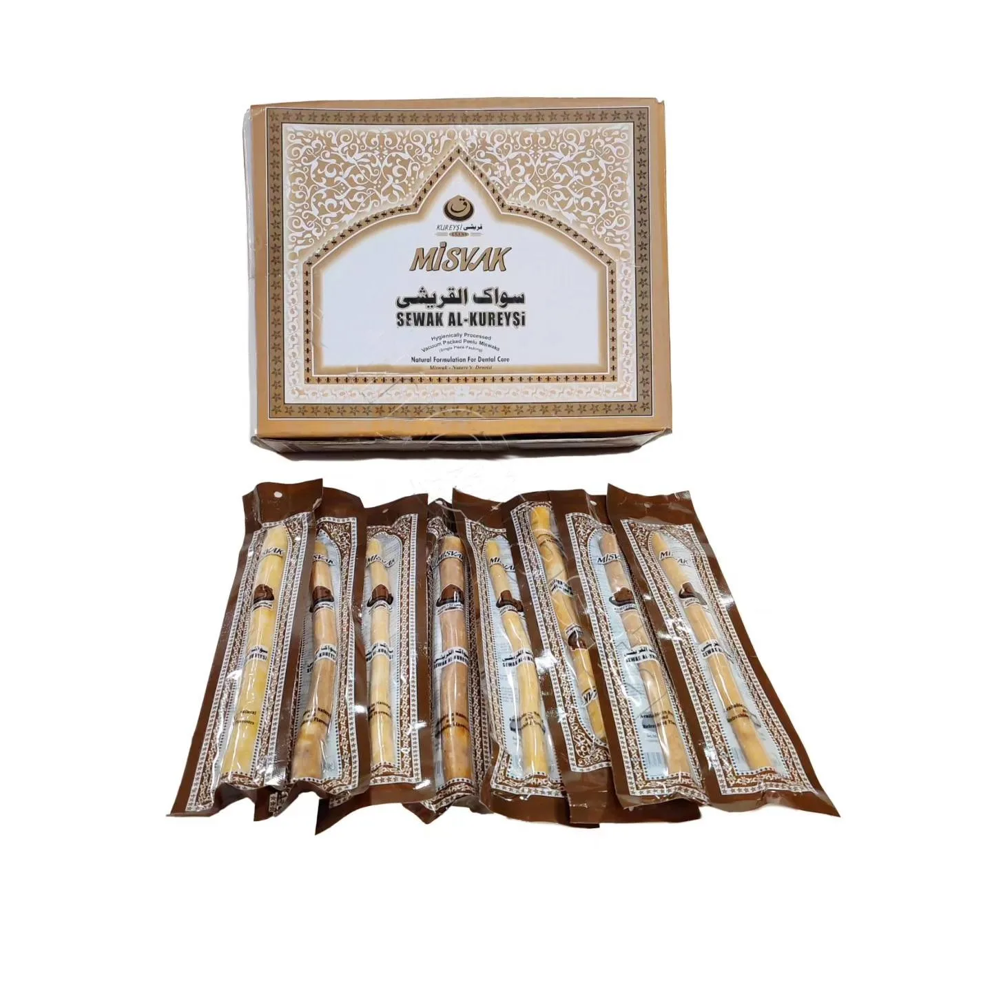 

60 Pcs Fresh Toothbrush Muslims Miswak Natural Siwak Arak Teeth Cleaner Soft Eco Friendly Brush Arabic Turkish