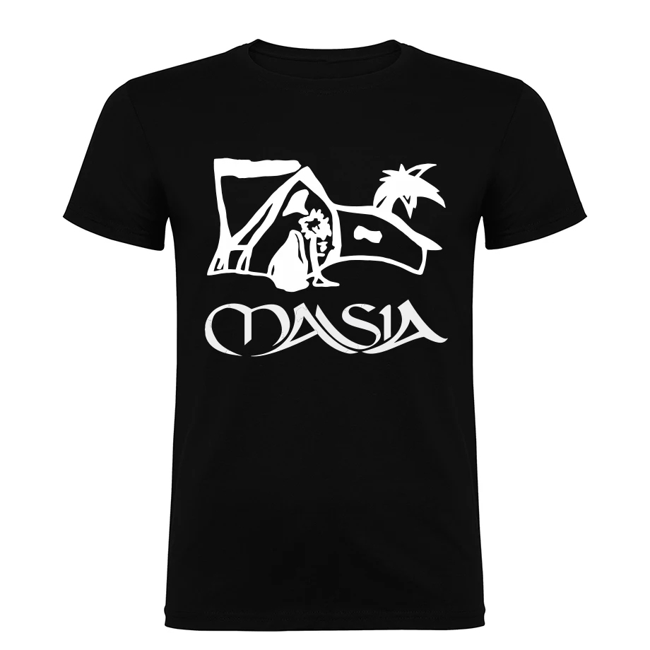 CAMISETA ALGODÓN TPO DISCOTECA MASIA RUTA DEL BACALAO VALENCIA MUSICA ROPA HOMBRE NIÑO VERANO TALLAS T-SHIRT