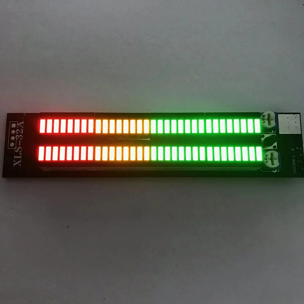 Samochód zmodyfikowany 32 LED światło rytmiczne światło atmosfery światło muzyczne wskaźnik poziomu DIY ACC 12V samochodowy sprzęt Audio A-filar światło do skakania — zdjęcie 2