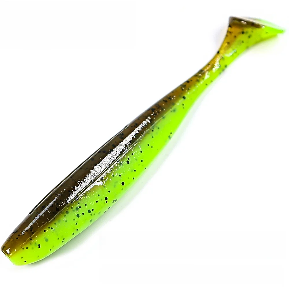 B&U Easy Shiner Angelköder Weichköder 100mm Große Forellenköder Wobbler Iscas Künstliche Köder Pesca Silikon Kunststoff Swimbait