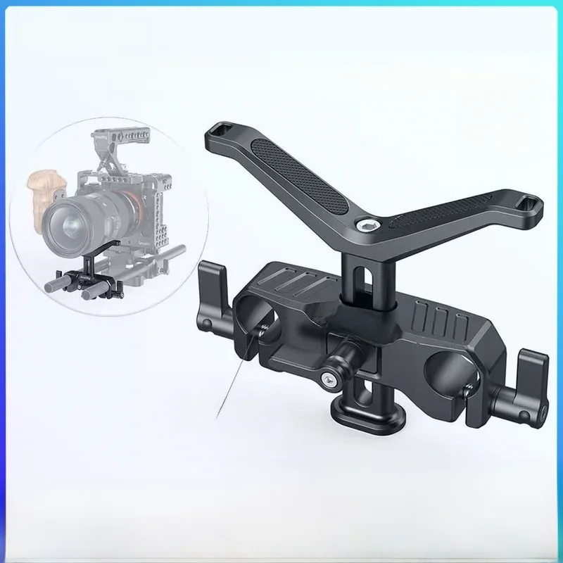 SmallRig 15mm LWS Uniwersalna podpórka pod obiektyw z zaciskiem pręta 15mm do obiektywu aparatu Wspornik w kształcie litery Y Obiektyw podtrzymujący uchwyt -2680 — zdjęcie produktu 7
