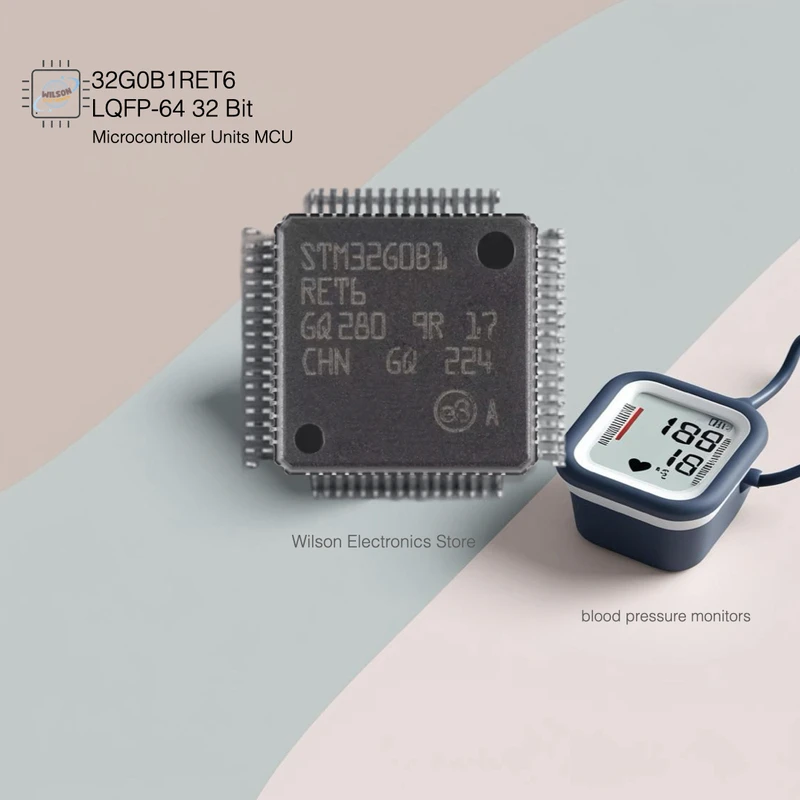 Unità microcontrollore originale STM32G0B1RET6 LQFP-64 a 32 bit MCU IC per ARM Cortex-M0+