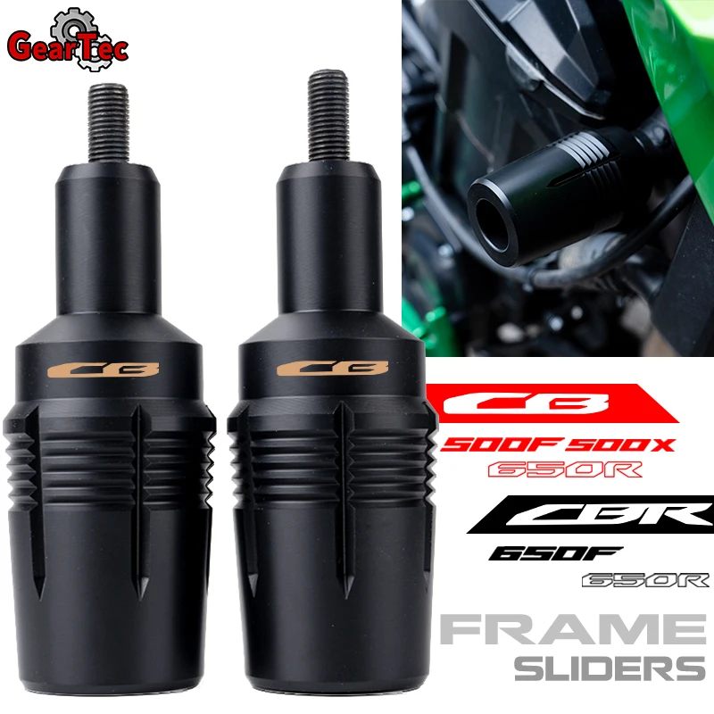 

For HONDA CB500X CB500F CB650R CBR650R CBR650F CB CBR 650R Motorcycle Frame Sliders Falling Protection Crash Protectors