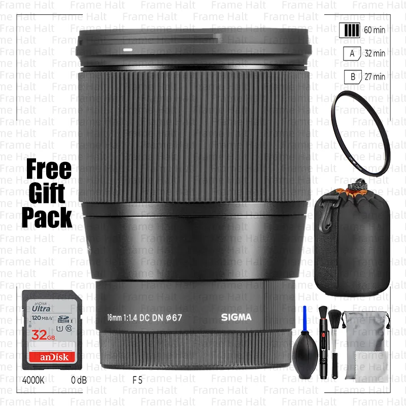 Lente Sigma 16mm F1.4 Contemporary DC DN para Montura Sony E para Montura Canon EF-M, Lente Gran Angular de Distancia Focal Fija para Cámaras sin Espejo APS-C