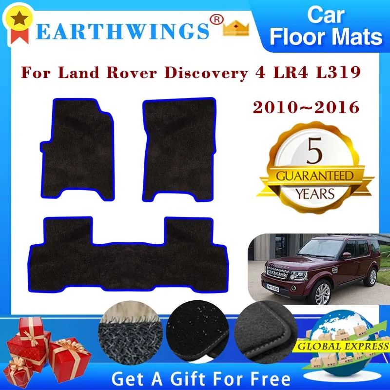 

For Land Rover Discovery 4 LR4 L319 2010~2016 5 Seats Car Floor Mats Rugs Panel Footpads Carpets Foot Pads Stickers Accessories