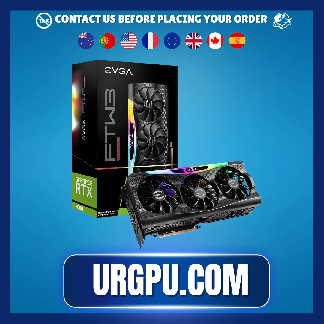 USED EVGA GeForce RTX 3090 FTW3 ULTRA 24GB GDDR6X 24G