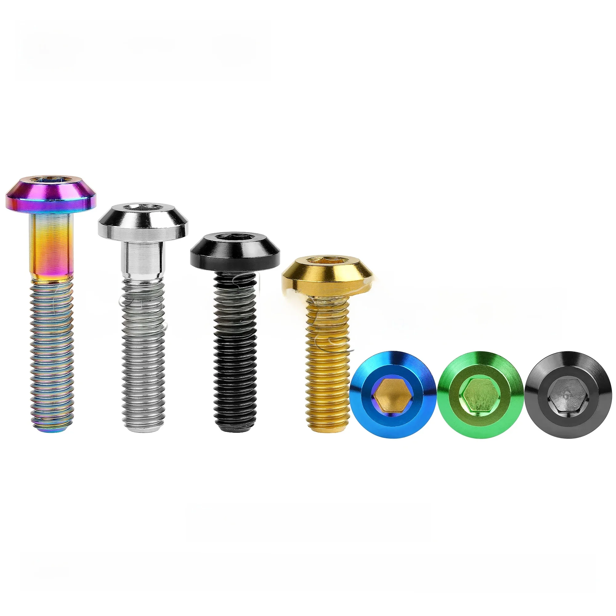 AliExpress CATDOGBEAR Catdogbear Titanium Bolt M6 / M8X12 15 20 25 30 35 40mm Allen Key Head Screw for Bicycle Motorcycle  Bolt