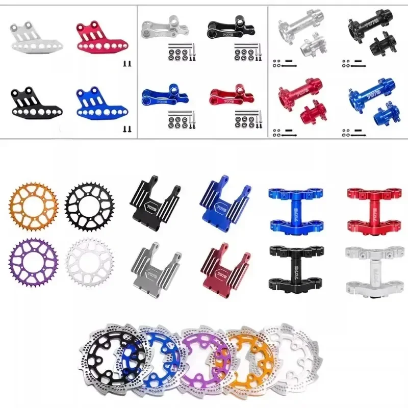 Aluminium As Versnelling/Remschijf/Dragon Hoofd Stoel Connector Remblokken Voor Losi 1/4 Promoto-Mx Elektrische Motorfiets 262003 - afbeelding 2